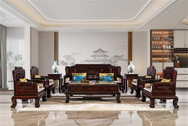 專業(yè)媒體聯(lián)袂測評：巧奪天工紅木《富貴華堂沙發(fā)》值得入手！